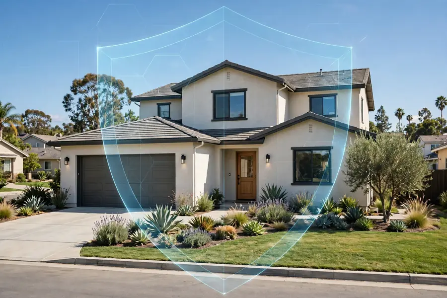California home protected by homeowners insurance coverage